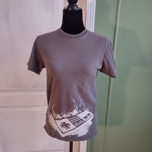 Nintendo Gray Cotton T-shirt XS Classic Controller